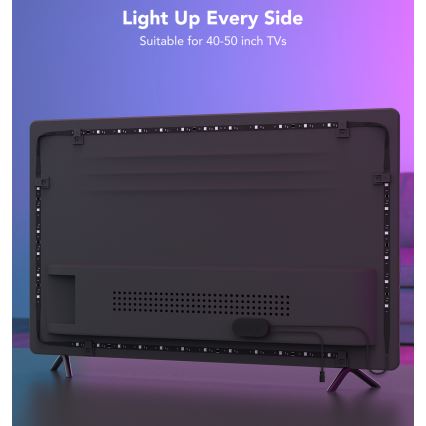 Govee - Retroiluminación LED inteligente RGBIC para TV de 40 a 50 Wi-Fi