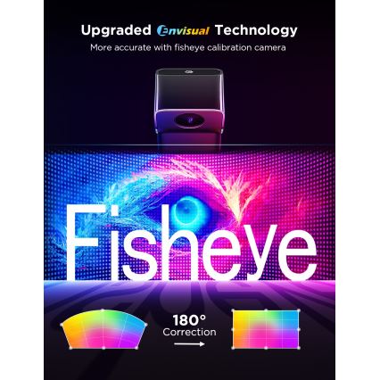 Govee - SET 2x Iluminación trasera TV 55-65 Iluminación LED SMART RGBICW Wi-Fi