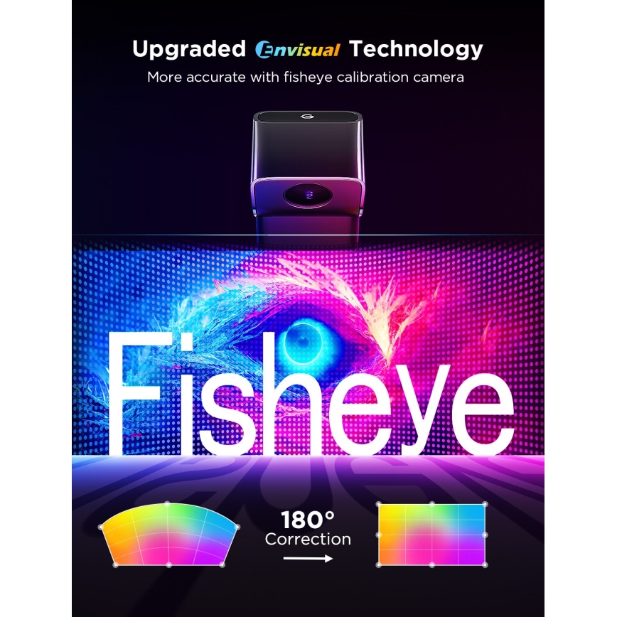 Govee - SET 2x Iluminación trasera TV 55-65 Iluminación LED SMART RGBICW Wi-Fi