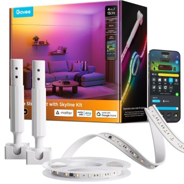 Govee - Tira LED colgante RGBICWW LED/36W/24V 4m Skyline Matter Wi-Fi
