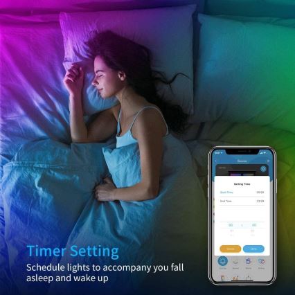 Govee - Tira LED RGB regulable inteligente LED/36W/24V 10m Wi-Fi