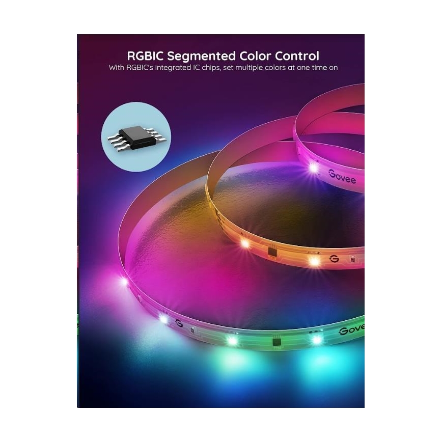Govee - Tira LED Wi-Fi RGBIC Smart PRO 5m