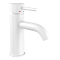 Grifo de lavabo DRAGOR 15,6 cm blanco mate