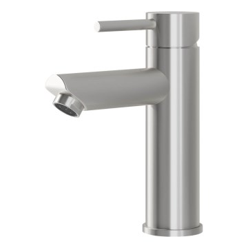Grifo de lavabo RINGSTED de 17,8 cm en acero inoxidable cepillado