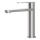 Grifo de lavabo TARNBY 17,3 cm, acero inoxidable cepillado