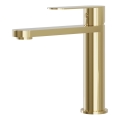 Grifo de lavabo TARNBY de 17,3 cm, acabado en latón pulido