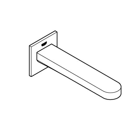 GROHE 13404003 - Desagüe para bañera PLUS 168 mm cromo brillante