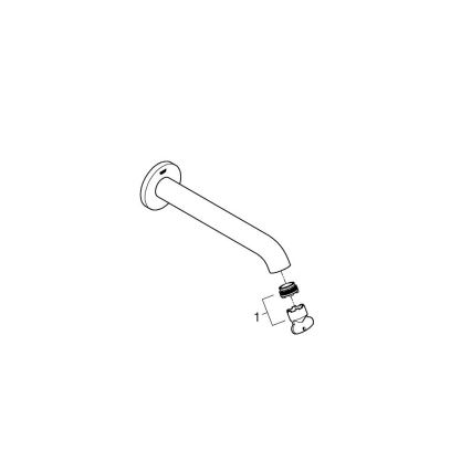 GROHE 13449DC1 - Desagüe para bañera ESSENCE 221 mm acero inoxidable