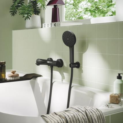 GROHE 1348632430 - Alcachofa de ducha VITALIO JOY+ 120 mm negra