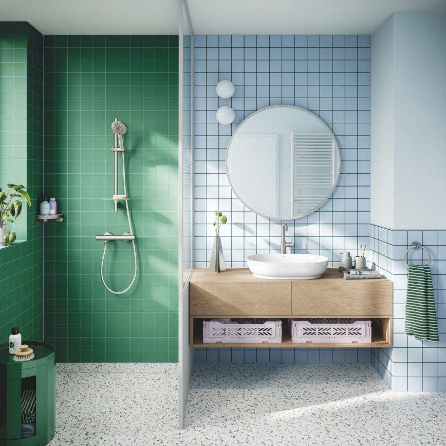 GROHE 134863DC00 - Ducha de mano VITALIO JOY+ 120 mm cromado mate