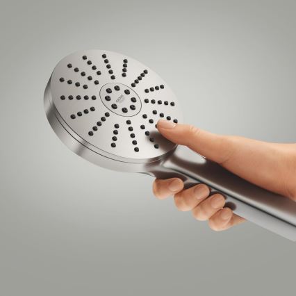 GROHE 134863DC00 - Ducha de mano VITALIO JOY+ 120 mm cromado mate