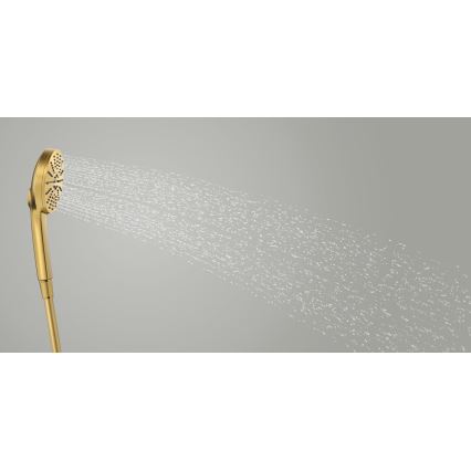 GROHE 134863GN00 - Ducha de mano VITALIO JOY+ 120 mm, acabado en oro cepillado