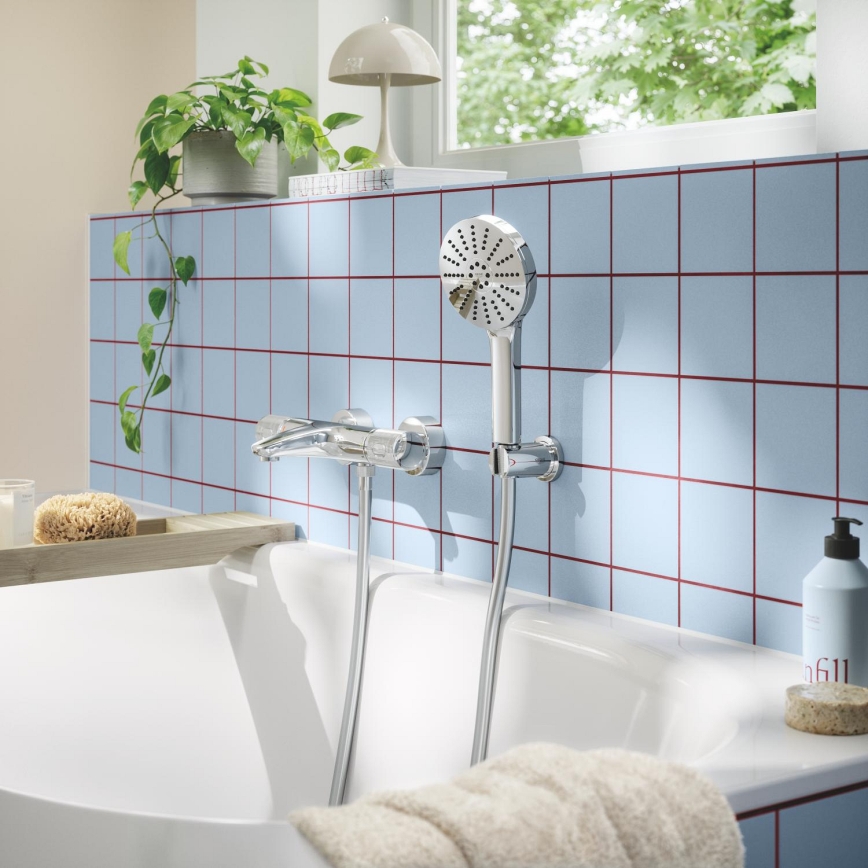 GROHE 1348650000 - Juego de ducha VITALIO JOY+ 120 mm cromo brillante