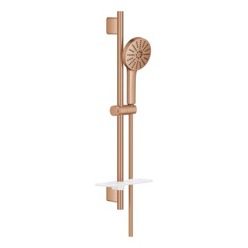 GROHE 134866DL00 - Juego de ducha VITALIO JOY+ 120 mm, acabado en cobre