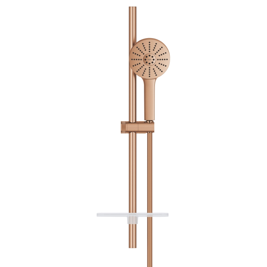 GROHE 134866DL00 - Juego de ducha VITALIO JOY+ 120 mm, acabado en cobre