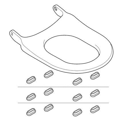GROHE 14924SH0 - Asiento para inodoro SENSIA ARENA, blanco duradero