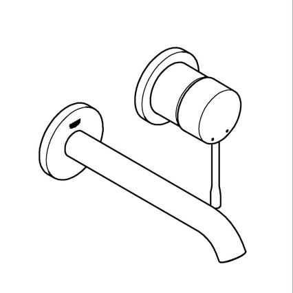 GROHE 19408001 - Grifo de lavabo ESSENCE 183 mm, cromo brillante