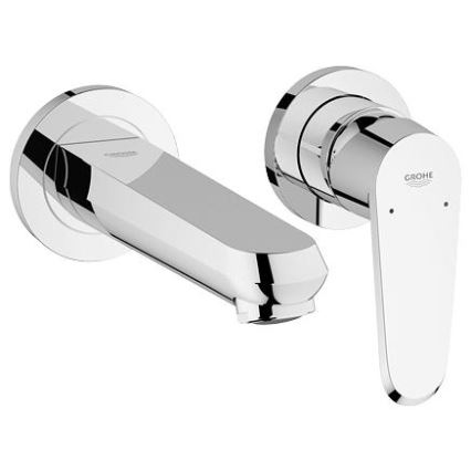 GROHE 19573002 - Grifo de lavabo para 2 orificios EURODISC COSMOPOLITAN 11x17 cm, acabado cromado