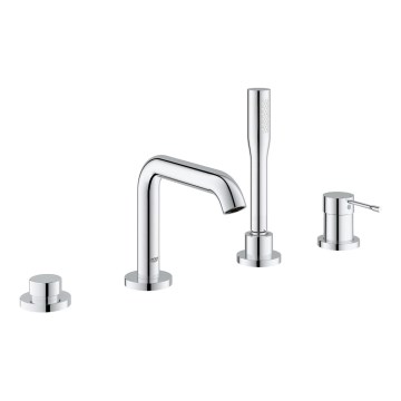 GROHE 19578001 - Conjunto monomando para bañera de 4 orificios ESSENCE 197 mm cromo brillante