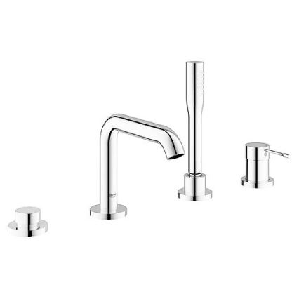 GROHE 19578001 - Conjunto monomando para bañera de 4 orificios ESSENCE 197 mm cromo brillante