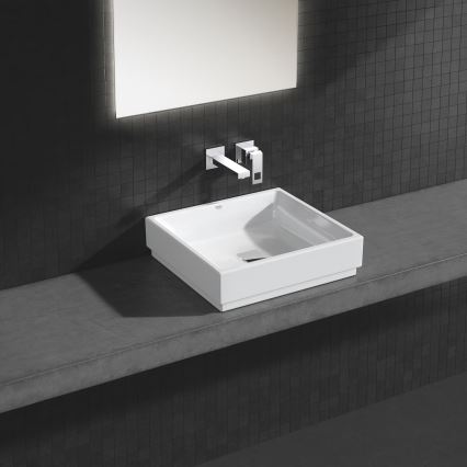 GROHE 19895000 - Grifo de lavabo para 2 orificios EUROCUBE 171 mm cromo brillante