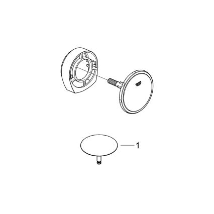 GROHE 19952000 - Juego de llenado, desagüe y rebosadero para bañera TALENTOFILL, cromo