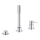 GROHE 19965001 - Batería para bañera de 3 orificios LINEARE, cromo brillante