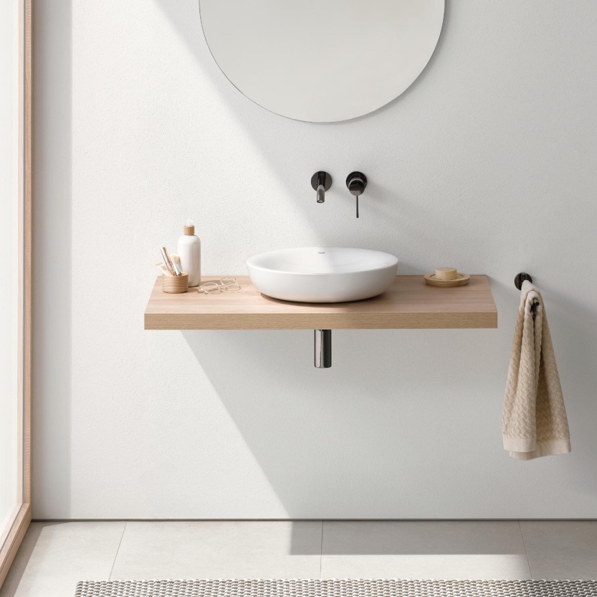 GROHE 19967AL1 - Grifo empotrado para lavabo ESSENCE 230 mm, acabado grafito