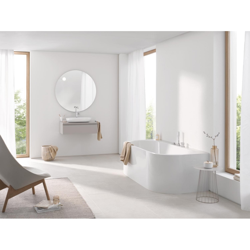 GROHE 19976001 - Mezclador para bañera de 3 orificios ESSENCE, cromo brillante