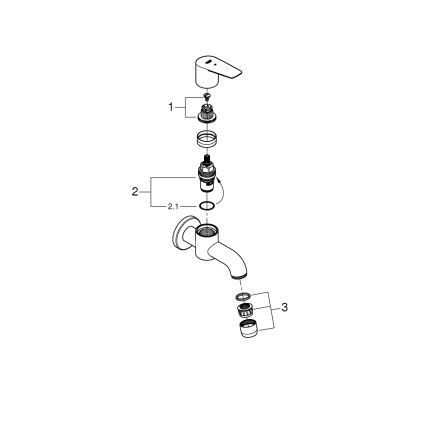 GROHE 20238001 - Válvula de desagüe DN 15, cromo brillante