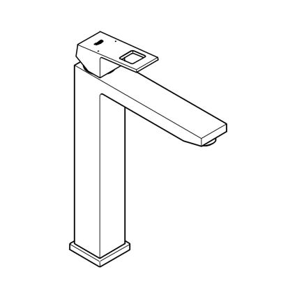 GROHE 23406000 - Grifo de lavabo EUROCUBE tamaño XL cromo brillante