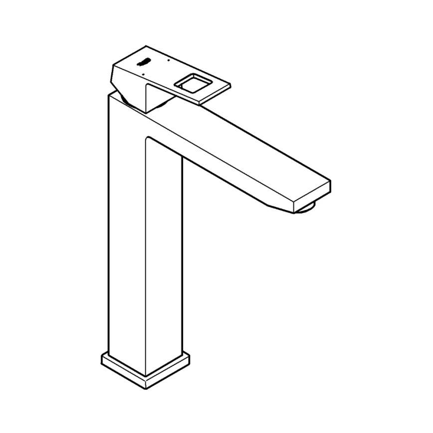 GROHE 23406000 - Grifo de lavabo EUROCUBE tamaño XL cromo brillante