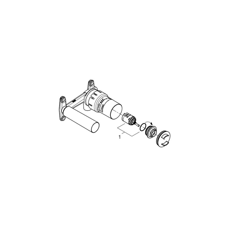 GROHE 23429000 - Cuerpo empotrado monomando DN 15 de latón
