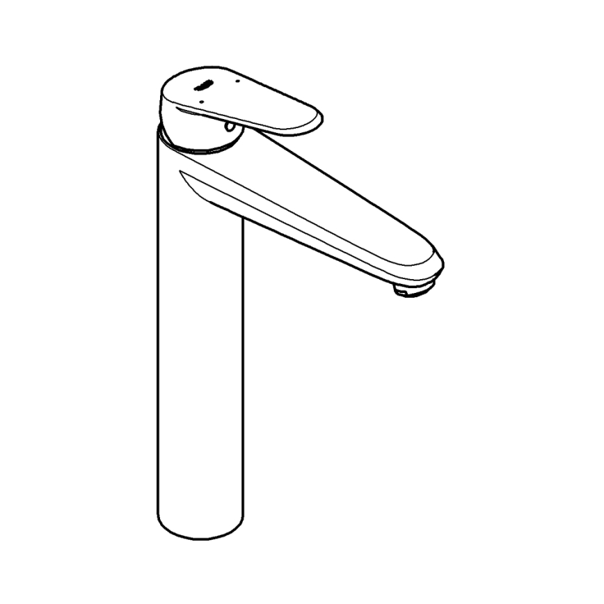GROHE 23432000 - Grifo de lavabo EURODISC COSMOPOLITAN tamaño XL cromo