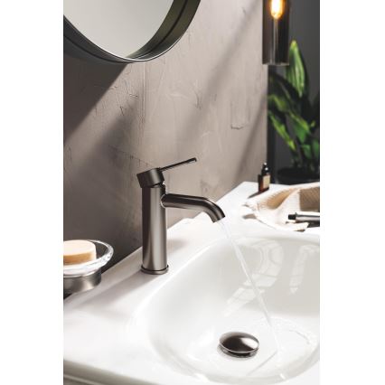 GROHE 23590AL1 - Grifo de lavabo ESSENCE tamaño S, acabado grafito