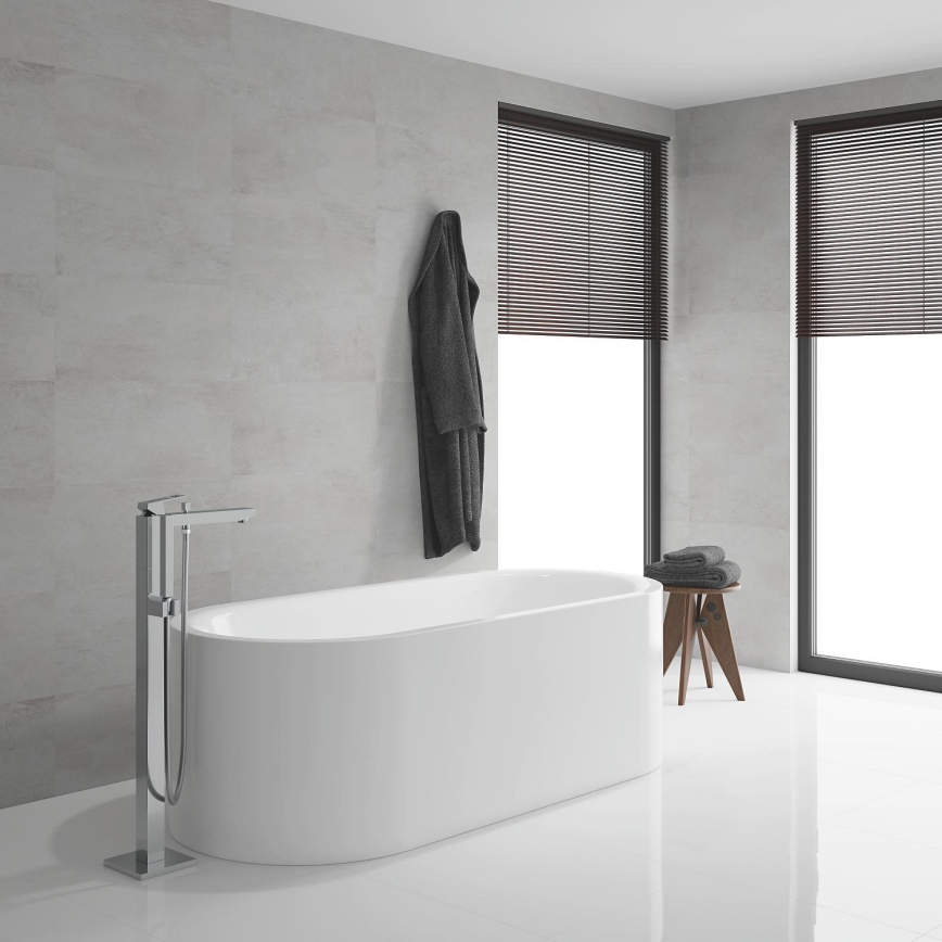 GROHE 23672001 - Grifo de bañera EUROCUBE 298 mm cromado brillante