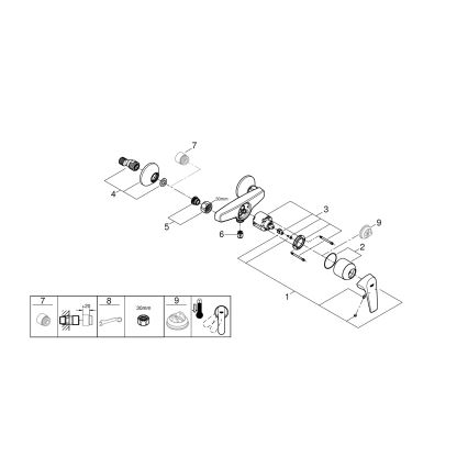 GROHE 23771000 - Grifo de ducha START FLOW cromado brillante