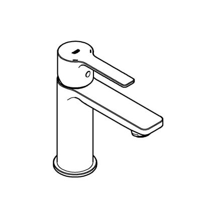 GROHE 23791001 - Grifo de lavabo LINEARE XS en cromo brillante