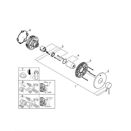 GROHE 24057GN1 - Grifo de ducha ESSENCE acabado dorado