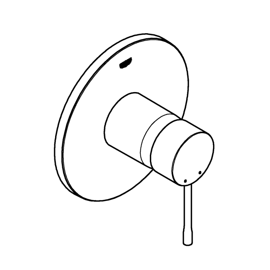 GROHE 24057GN1 - Monomando de ducha ESSENCE con acabado en oro cepillado