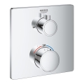 GROHE 24080000 - Mezclador termostático para bañera GROHTHERM, cromo brillante