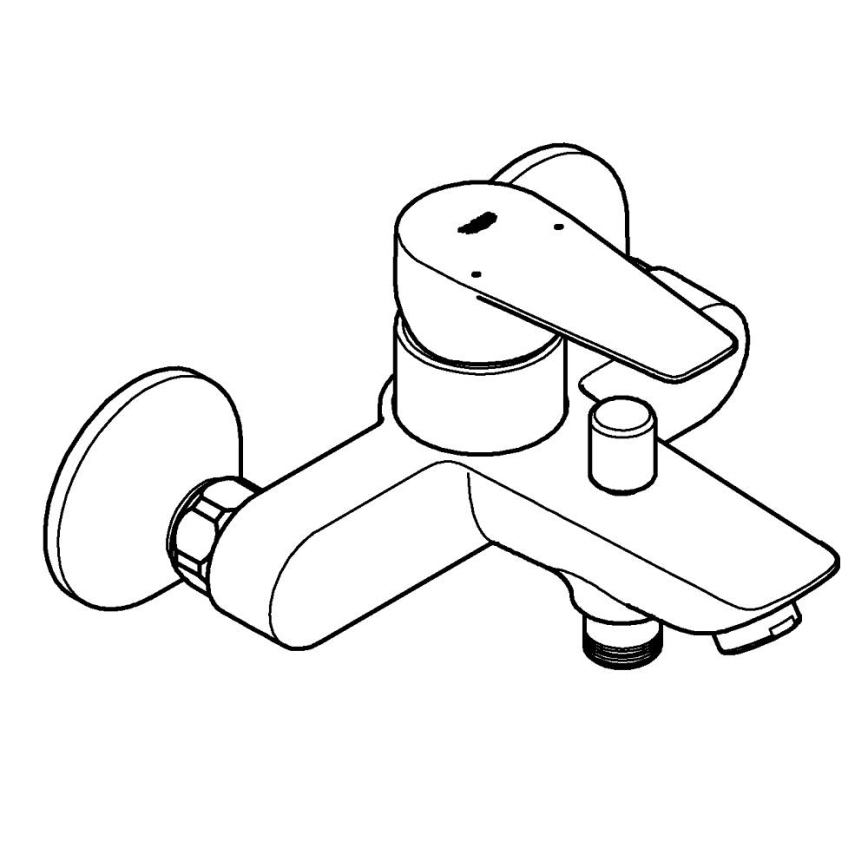 GROHE 24198001 - Grifo para bañera DN 15 cromo brillante