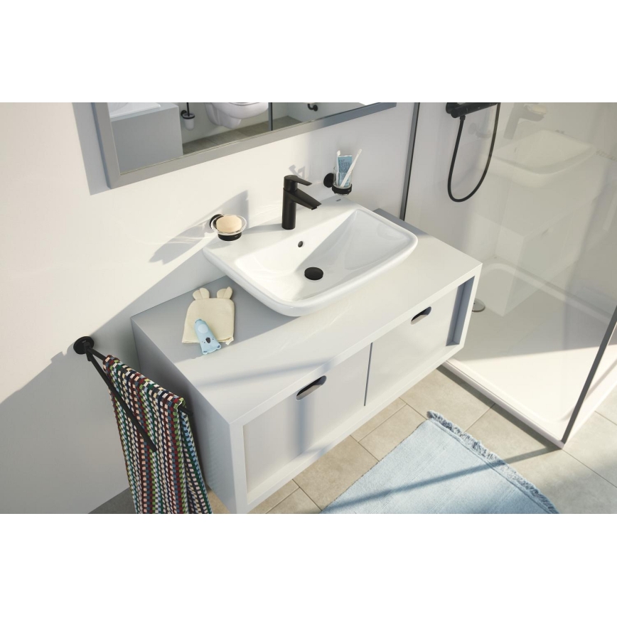 GROHE 242042432 - Grifo de lavabo START, tamaño M, acabado en negro