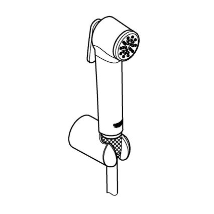 GROHE 26352000 - Ducha de mano TEMPESTA-F TRIGGER SPRAY 30 36 mm cromo brillante