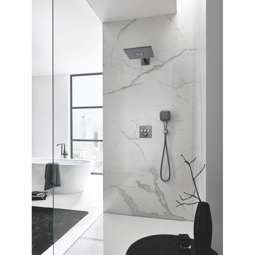 GROHE 26370AL0 - Codo mural EUPHORIA CUBE DN 15 grafito