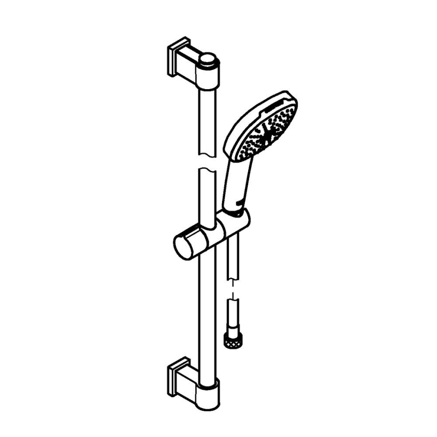 GROHE 26398001 - Set de ducha VITALIO COMFORT 110 600 mm cromo brillante