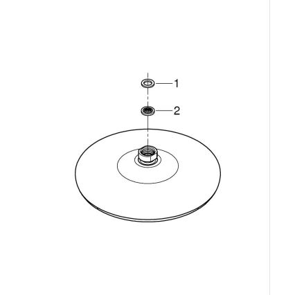 GROHE 26410000 - Cabezal de ducha TEMPESTA 210 mm cromo brillante