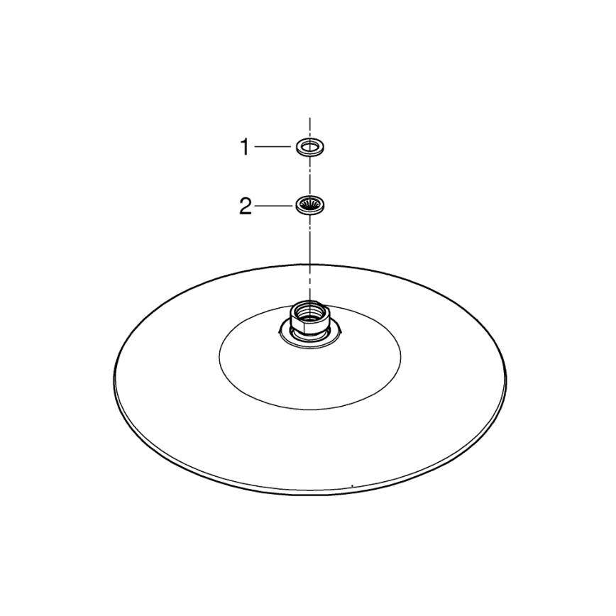 GROHE 26456000 - Cabezal de ducha EUPHORIA Ø 260 mm cromo brillante