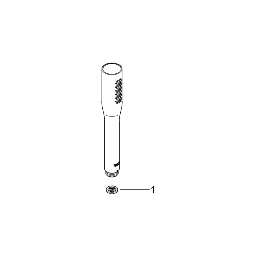 GROHE 26466000 - Ducha de mano STICK, cromo brillante