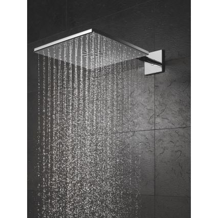 GROHE 26479000 - Rociador de techo RAINSHOWER SMARTACTIVE 310 CUBE cromo brillante